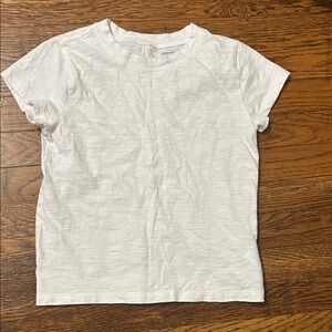 Crewcuts girls Classic White Short Sleeve Tee - size 4-5